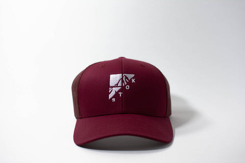 Classic Trucker Hat - Cranberry